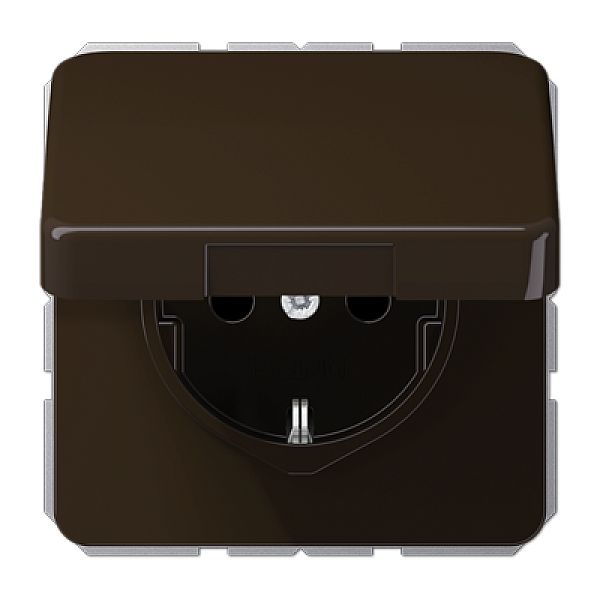 Розетка штепсельная Schuko Jung CD1520BFKLBR