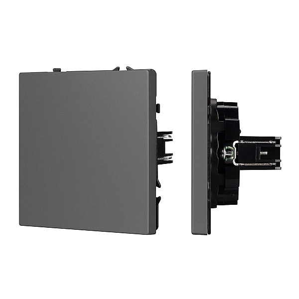 Заглушка поста софт-тач серый базальт Arlight SCT -MGG-SFPL-GR 061822(1)