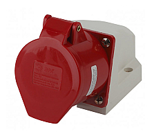 Розетка ЭРА R(OUT)-32-3P-PE-N-IP44 стационарная наружная 125 3Р+РЕ+N 32А 380В IP44 Б0032879