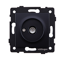 Розетка TV (папа), черный Kollinger REA-007BK для Aspekt, Eleganz, Reflex