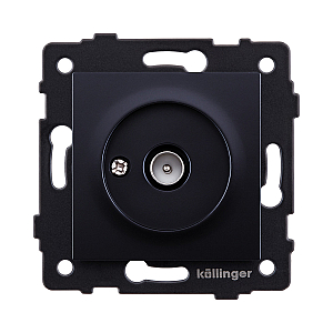 Розетка TV (папа), черный Kollinger REA-007BK для Aspekt, Eleganz, Reflex