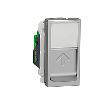 Розетка компьютерная RJ45 Schneider Electric Unica Modular Cat. 6 UTP NU341430