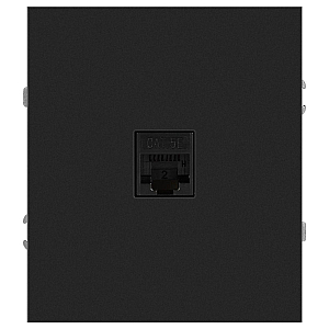 Розетка Эра Arktik 16-3107-05 информационная RJ45 антрацит Б0070478