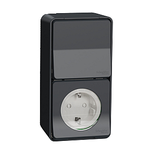 Розетка с выключателем Schneider Electric MUR36924