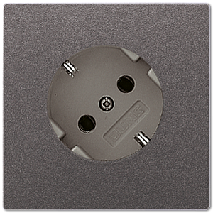 Розетка штепсельная Schuko Jung AL2520-45AN