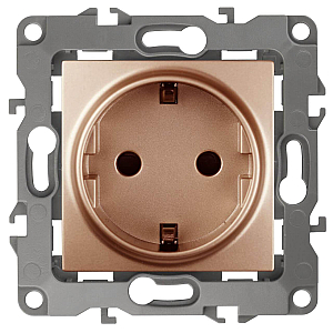Розетка 2P+E Schuko Эра 12-2101-14 Б0019321