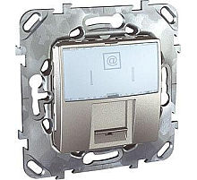 Розетка компьютерная RJ45 Schneider Electric Unica MGU5.425.30ZD