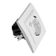 Розетка 1-местная Stekker, PST16-9016-01, 250В, 2.1А с USB+ type C Эрна, белый 50076