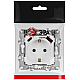 Розетка ЭРА Серия 12 12-4108-01М 2P+E 16A-250В со шторками с USB type-A+C 5В-3А белый матовый Б0067711