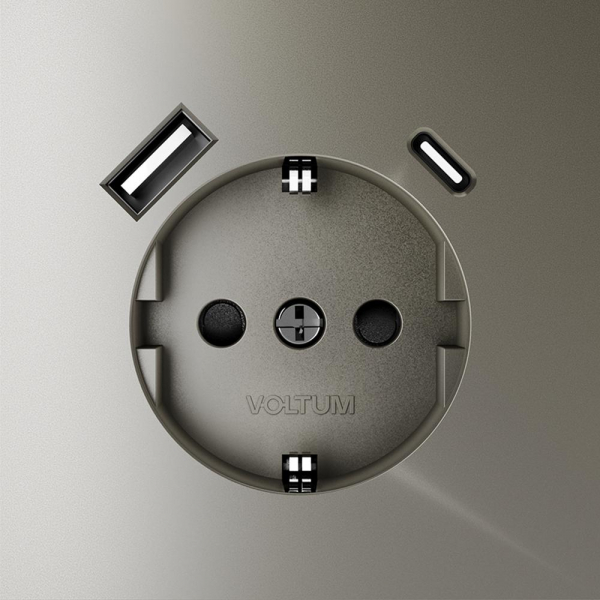 Розетка с USB, A+C Voltum S70 VLS040504 Розетка с USB, A+C Voltum S70 VLS040504