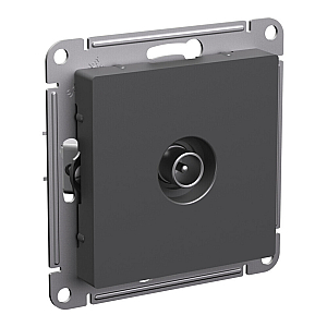 Розетка TV оконечная 1DB, механизм Systeme Electric AtlasDesign Базальт ATN001491