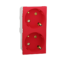 Розетка двойная Schneider Electric Unica New Modular NU306703A