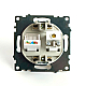 Розетка телевизионная TV + компьютерная RJ-45 Stekker Катрин золото GLS00-7106-08 49230