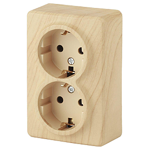 Розетка 2P+E Schuko Эра 11-2205-11 Б0020693