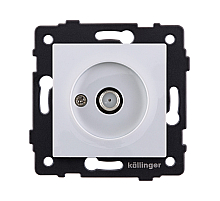 Розетка спутниковая SAT, белый Kollinger REA-020WH для Aspekt, Eleganz, Reflex
