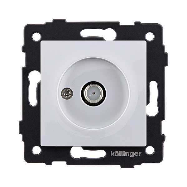 Розетка спутниковая SAT, белый Kollinger REA-020WH для Aspekt, Eleganz, Reflex