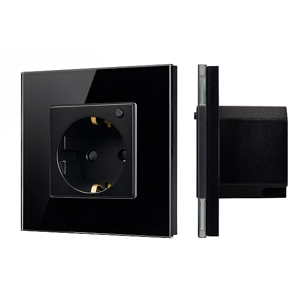 Розетка электрическая с Zigbee управлением Arlight SCT-OMALI-EUZB1-PL-BK (240V, 16A, Zigbee) 050216