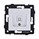 Розетка Ethernet RJ45 Cat.5, белый Kollinger REA-016WH для Aspekt, Eleganz, Reflex