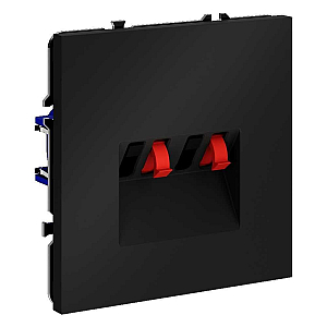Розетка акустическая Voltum S70 VLS060308 (черный матовый)