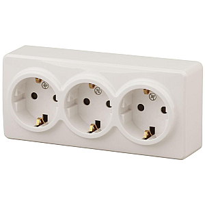 Розетка 2P+E Schuko со шторками Эра 11-2209-02 Б0020704