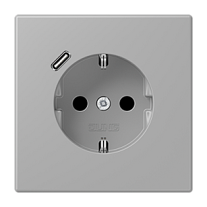 Розетка 2K+З USB Typ C Jung LC1520-18C204