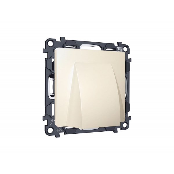 Комплект вывода кабеля с фиксатором Alfa Бежевый матовый Quant Ambrella Volt MA335810 (AP3358, VM238)