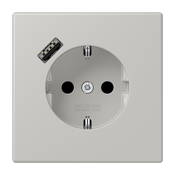 Розетка 2K+З USB Typ A Jung LC1520-18A205