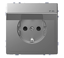 Розетка Schneider Electric Merten D-Life 16A с/з и крышкой MTN2314-6036