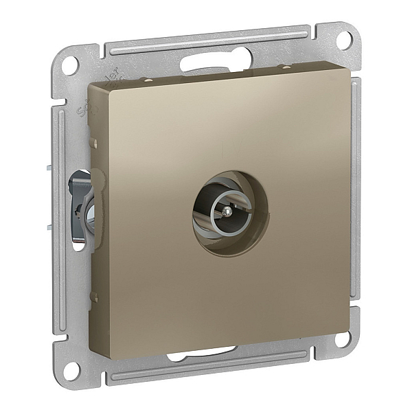ТВ-розетка Systeme Electric AtlasDesign шампань ATN000593