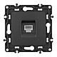 Розетка RJ45 Arte Milano 217.45-1.black