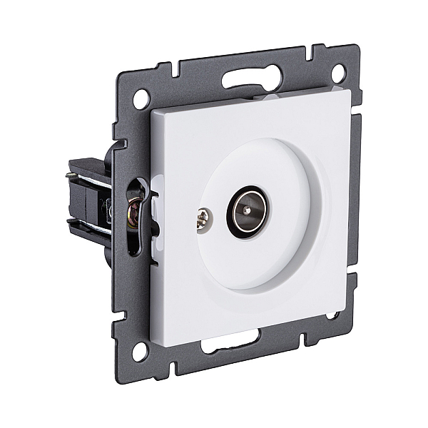 Розетка TV (папа), белый Kollinger REA-007WH для Aspekt, Eleganz, Reflex
