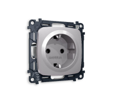 Комплект механизма розетки с/з на винтовых зажимах Ambrella Volt Omega MO506010