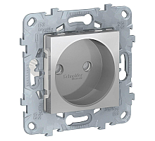 Розетка Schneider Electric Unica New б/з со шторками 16A 250V NU503330