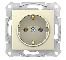 Розетка Schneider Electric Sedna с з/к без шторок 16A 250V SDN3001847