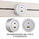 Трековая розетка Arte Milano Am-track-sockets-39 399731TS/USB-Type-C Silver