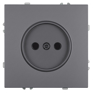 Розетка 1-местная с защитной шторкой Stekker RST16-5109-10 Эмили 49954