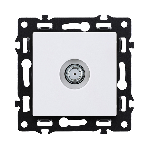 Розетка TV, белый Kollinger Asthetik AS-020WH
