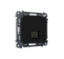 Комплект механизма компьютерной розетки RJ-45(8P8C) CAT6 со шторкой Ambrella Volt Omega MO812010