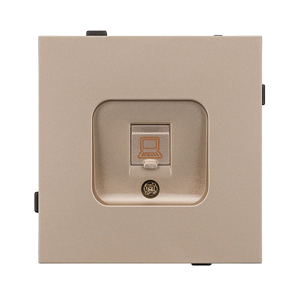 Механизм компьютерной розетки Arlight SCT-TENDO-MPC1-PL-GD (RJ-45, CAT6) 054099