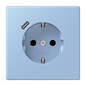 Розетка 2K+З USB Typ C Jung LC1520-18C207