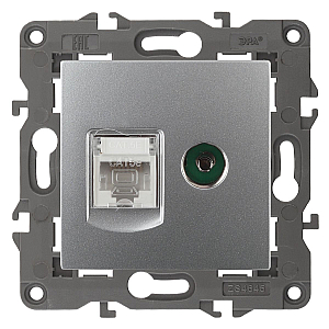 Розетка RJ45+TV Эра 14-3110-03 Б0034316