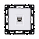Розетка Ethernet RJ45 Cat.6, белый Kollinger Asthetik AS-017WH