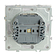 Розетка 2P Stekker Эмили со шторками крышкой белый фарфор RST16-5113-01 49878