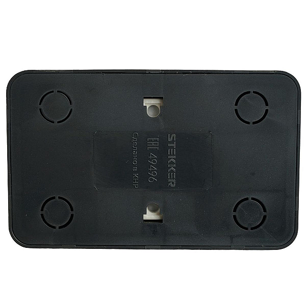 Розетка двойная 2P Stekker София черный матовый MST10-12-05 49496