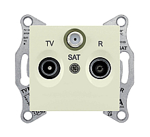 Розетка TV/R/SAT оконечная Schneider Electric Sedna 1dB SDN3501347