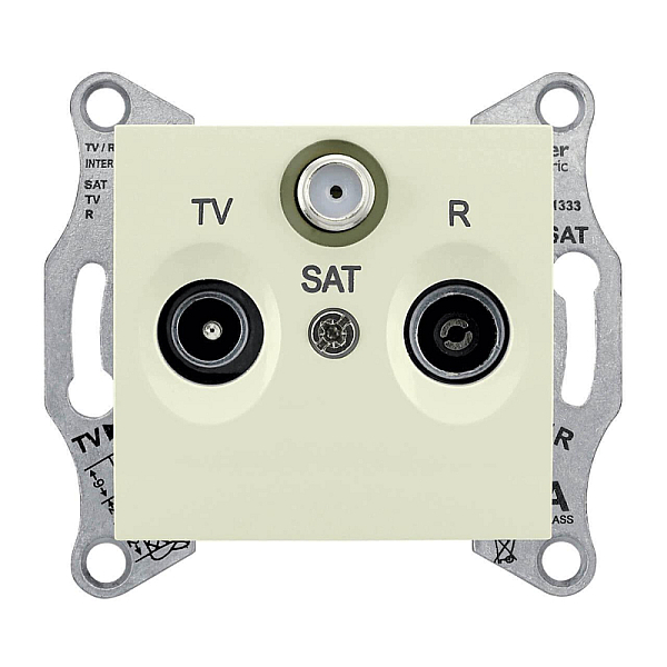 Розетка TV/R/SAT оконечная Schneider Electric Sedna 1dB SDN3501347