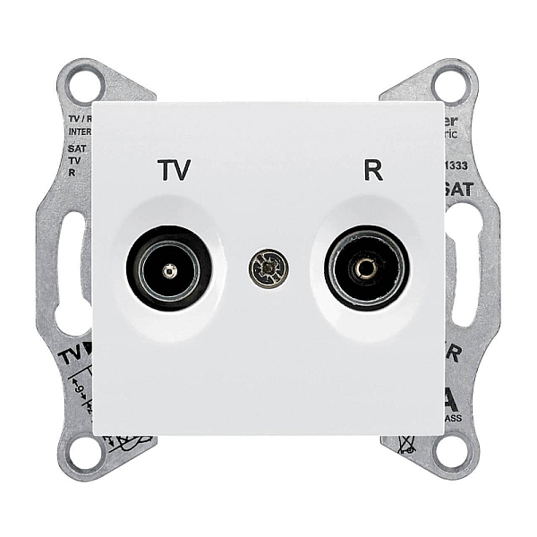 Розетка TV/R оконечная Schneider Electric Sedna 1dB SDN3301621