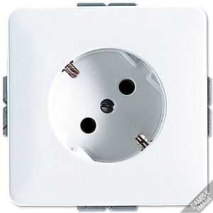 Розетка штепсельная Schuko Jung CD521-45NWW