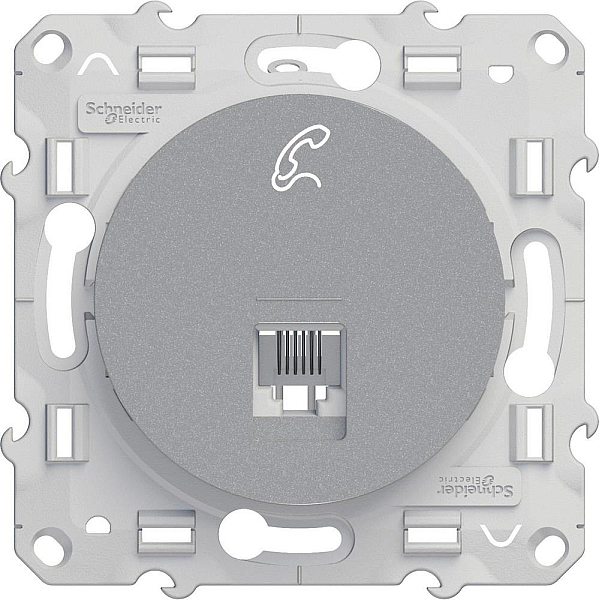 Розетка телефонная RJ12 Schneider Electric Odace S53R497