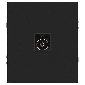 Розетка Эра Arktik 16-3101-05 TV одиночная антрацит Б0070468